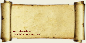 Tijana Veljović vizit kartica